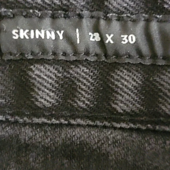 Pacsun men's skinny distress black jeans size 28x30 - Picture 6 of 6